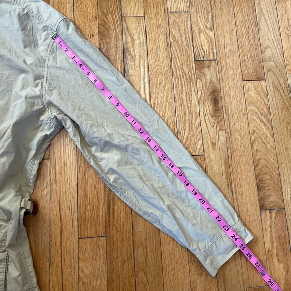 VTG Polo Golf Ralph Lauren Safari Chore Jacket Full Zip Adjustable Unlined Y2K - Picture 12 of 12